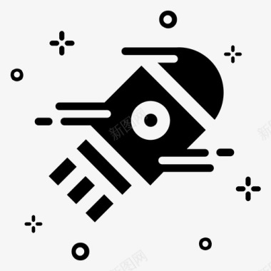 太空火箭图标图标