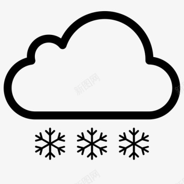 大雪图标
