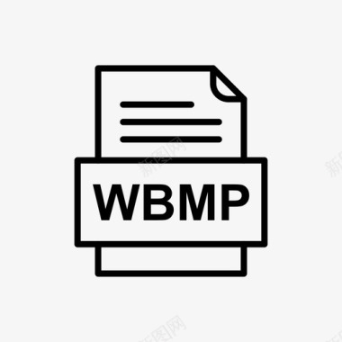 JPG格式wbmp文件文档图标文件类型格式图标