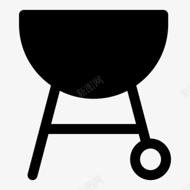 烧烤烹饪火焰图标图标
