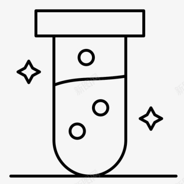 药房标志试管实验室医疗图标图标
