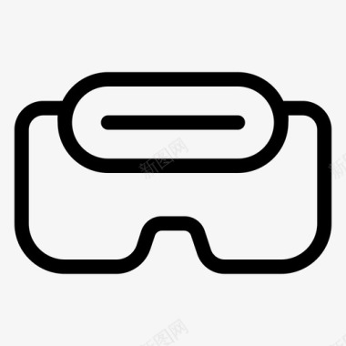 护目镜vr眼镜多媒体技术图标图标