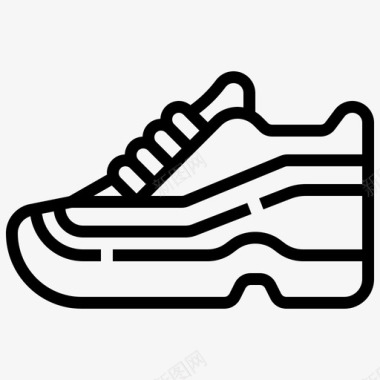 鞋运动鞋类图标图标