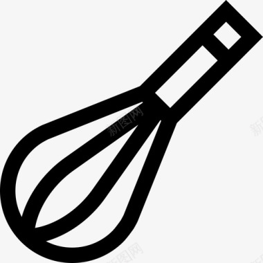 搅拌器面包店60直式图标图标