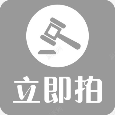 秒拍图标拍场-立即拍-结束图标