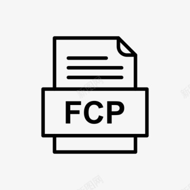 PDF文件格式fcp文件文件图标文件类型格式图标