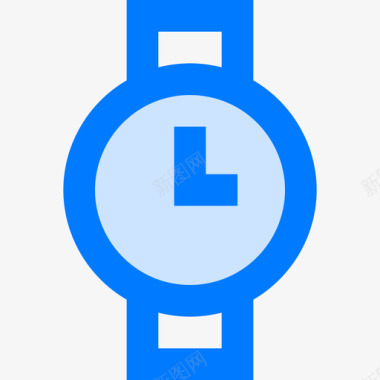 手表杂项53蓝色图标图标
