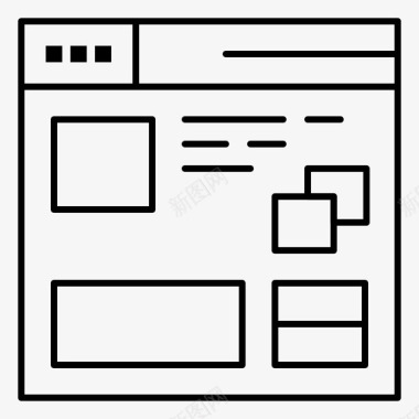 网页查询浏览器网页窗口图标图标