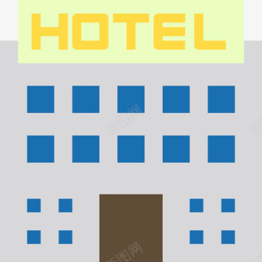 高档酒店酒店旅游196公寓图标图标
