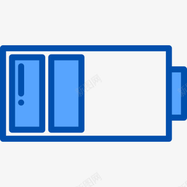 电池能源生态4蓝色图标图标