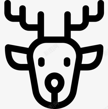 鹿冬季61直系图标图标