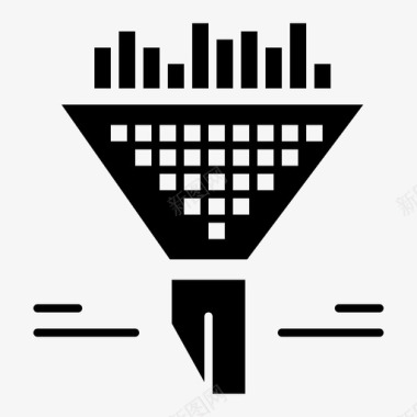 分类漏斗图过滤器数据漏斗图标图标