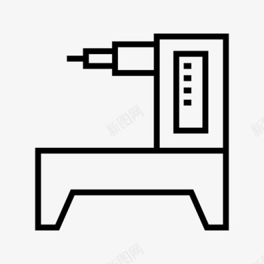 制造业冬季机器设备工厂图标图标