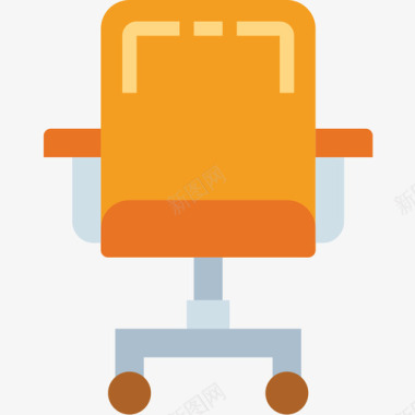 座椅座椅家具104扁平图标图标