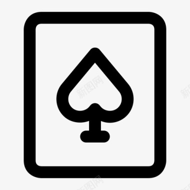 黑桃牌组游戏扑克图标图标