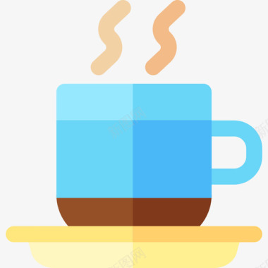 美式咖啡28号咖啡厅平的图标图标