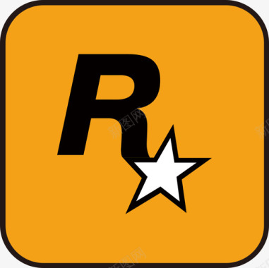 多色背景Rockstar Games图标