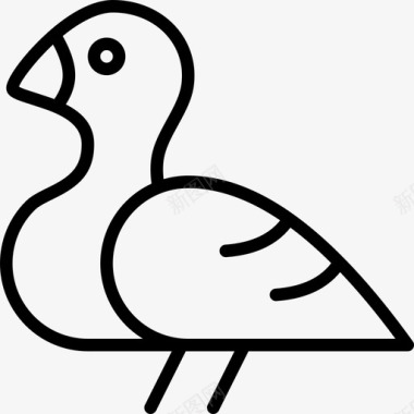 鸽子动物鸟图标图标