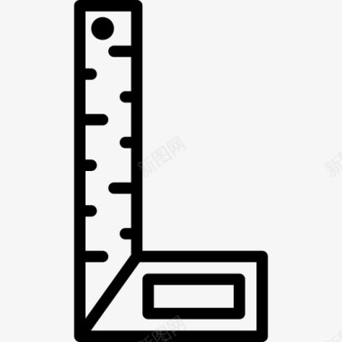 直尺工具40渐变图标图标