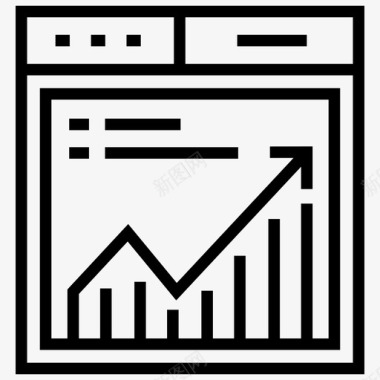 农页图标web分析业务进度财务分析图标图标