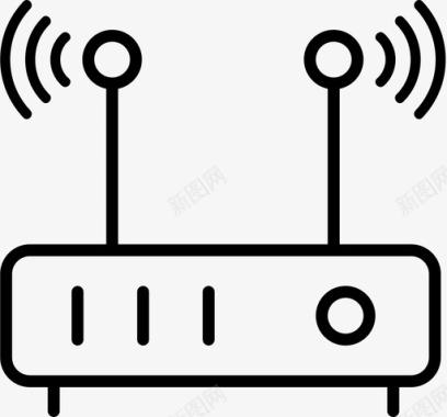 互联共享wifi互联网路由器图标图标