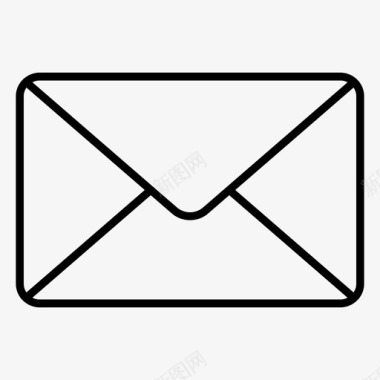 信封的消息电子邮件信封信件图标图标
