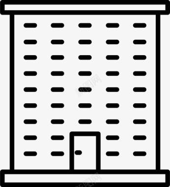 公寓建筑公寓城市图标图标