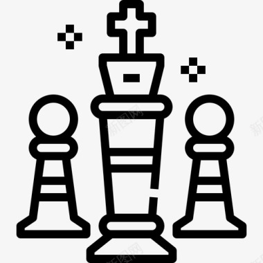 象棋赌博管理图标图标