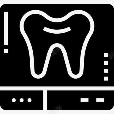 牙科素材解剖学牙科25字形图标图标