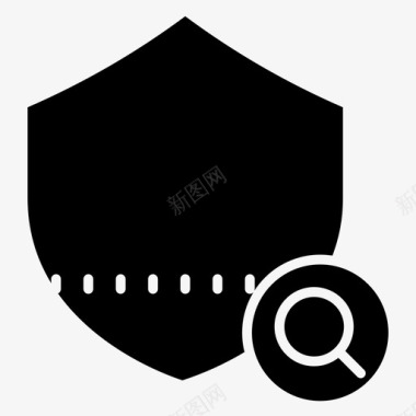 盾牌防护安全图标图标