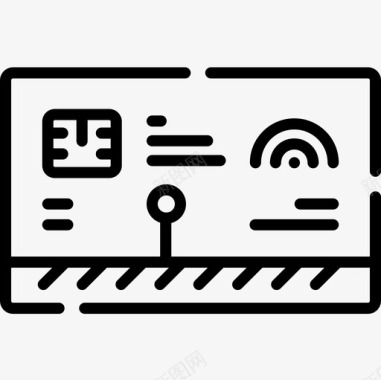 钥匙解锁钥匙卡智能家居50线性图标图标