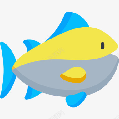 健康金枪鱼健康食品26扁平图标图标