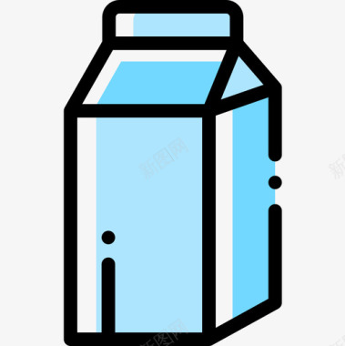 牛奶包装6颜色遗漏图标图标