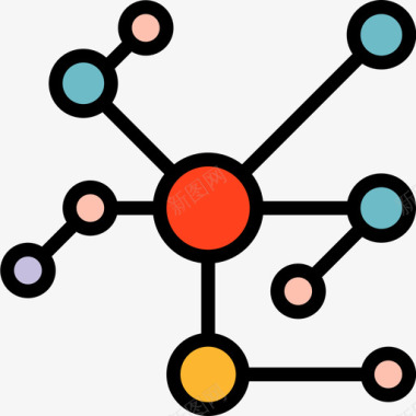 网络通信112线颜色图标图标