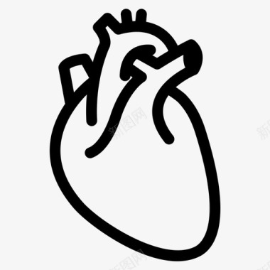 心脏血泵健康图标图标