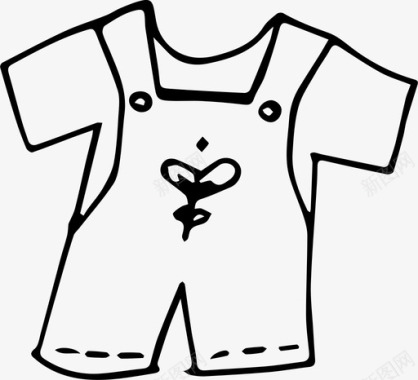 衣服套头衫婴儿用品系列图标图标