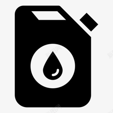 汽油碳罐燃料图标图标