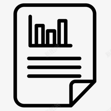 分析数据科学2线性图标图标