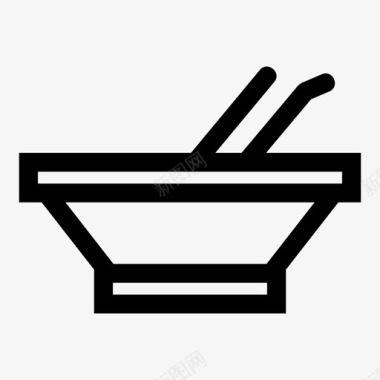 毛肚汤汤碗晚餐图标图标
