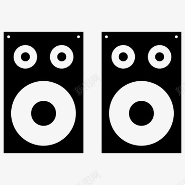 低音谱号声音低音音乐图标图标