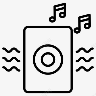音乐系统歌曲音箱图标图标