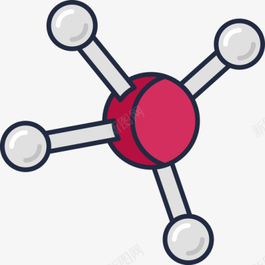 化学科学108线性颜色图标图标