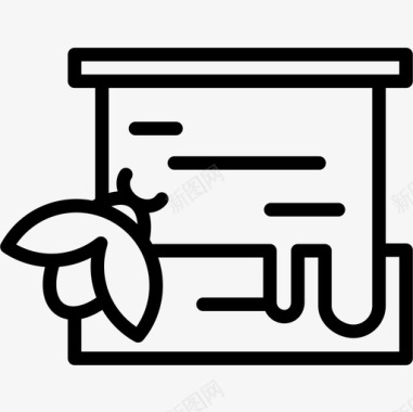 爱好养蜂爱好7直线型图标图标