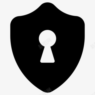 防护上锁钥匙隐私图标图标