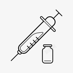 整形外科注射器针头整形外科图标高清图片