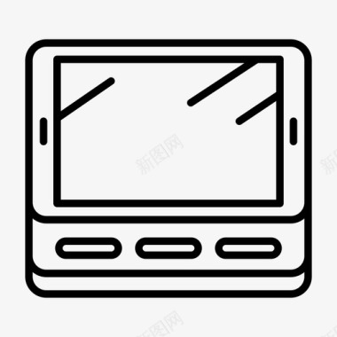 平板电脑电子产品小工具图标图标