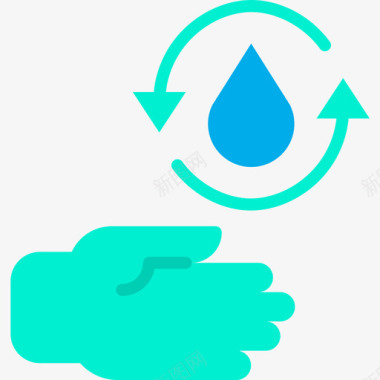 手洗卫生20平的图标图标