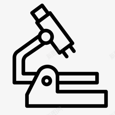 化学器材显微镜化学实验室图标图标