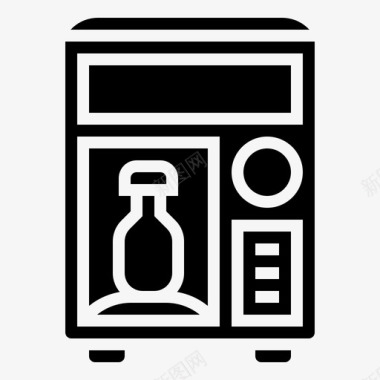 自动水饮料机器图标图标