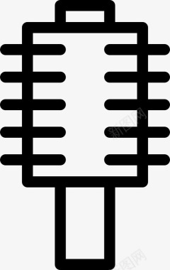 刷美容头发图标图标